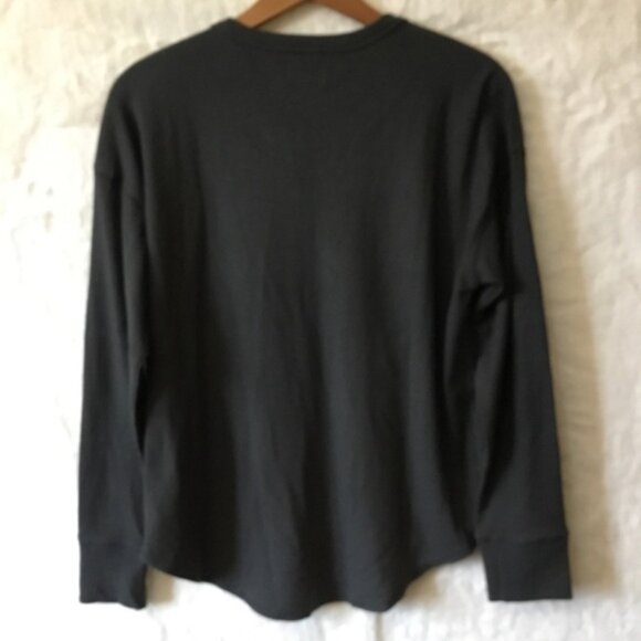 UpWest Dark Gray Long Sleeve V-Neck Top - Picture 8 of 11